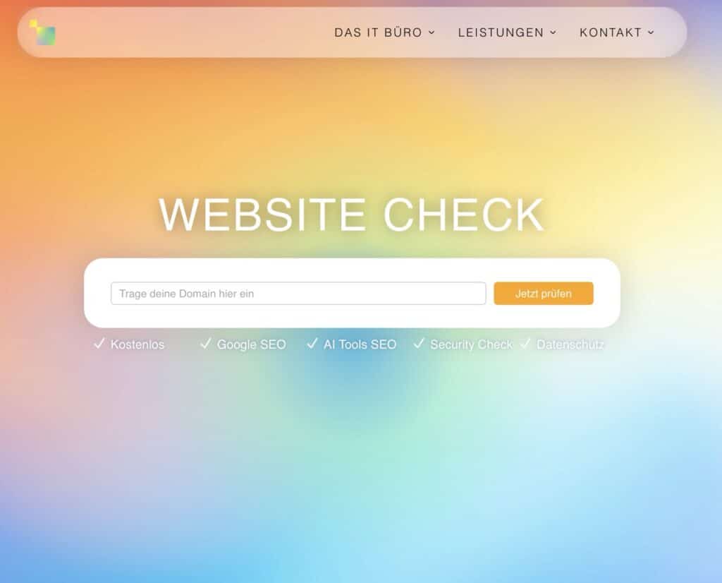 kostenloser website check ki ready