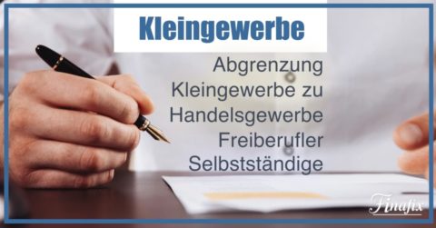 Abgrenzung Kleingewerbe