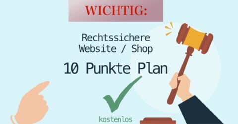 Rechtssichere Website