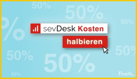 sevdesk kosten halbieren