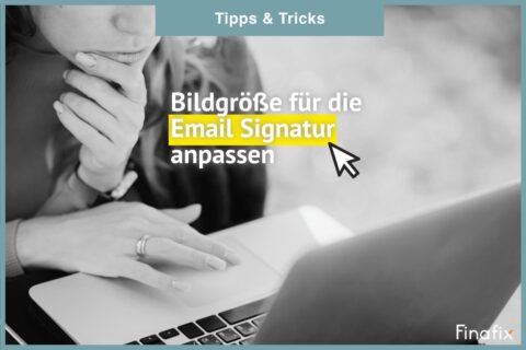 Bildgröße für die E-mail Signatur anpassen