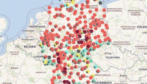 schlechte Luftwerte in Deutschland
