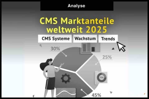 Analyse der CMS Marktanteile weltweit 2025