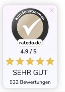 Anbieter Ratedo Bewertungen