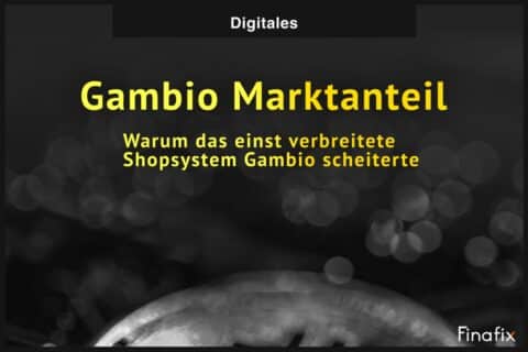 Gambio Marktanteil
