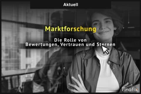 Marktforschung die Rolle von Bewertungen Vertrauen Sternen