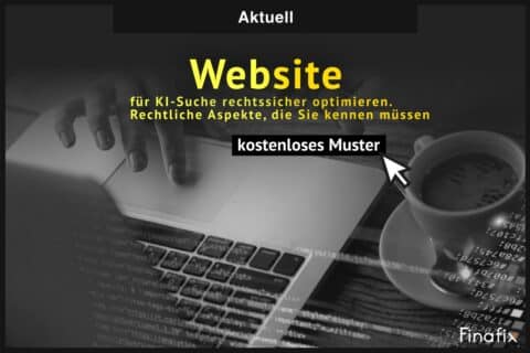 website ki suche rechtssicher optimieren