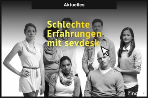 schlechte Erfahrungen mit sevdesk