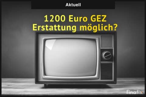 1200 Euro GEZ Erstattung