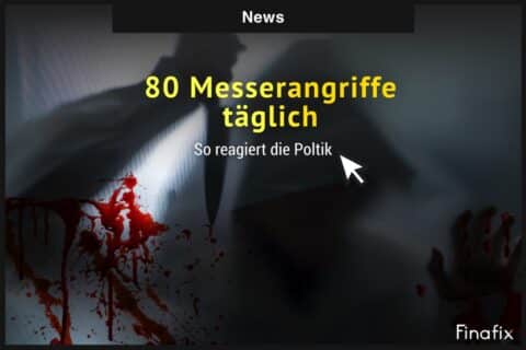 80 Messerangriffe täglich steigende Kriminalität in Deutschland