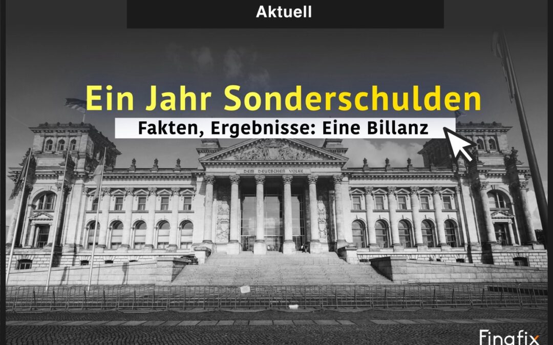 Ein Jahr Sonderschulden: Eine Billanz