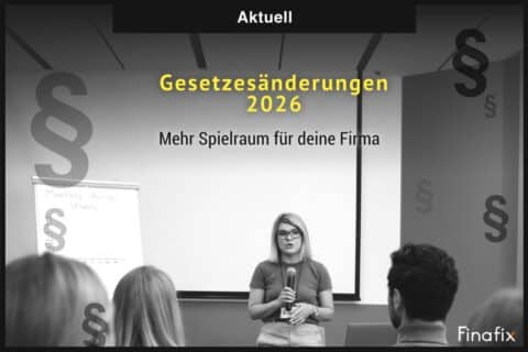 Gesetzesänderungen 2026 Abschreibung