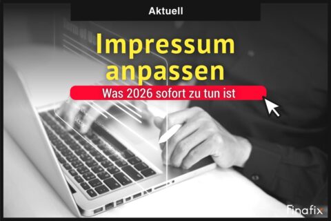 Impressum anpassen
