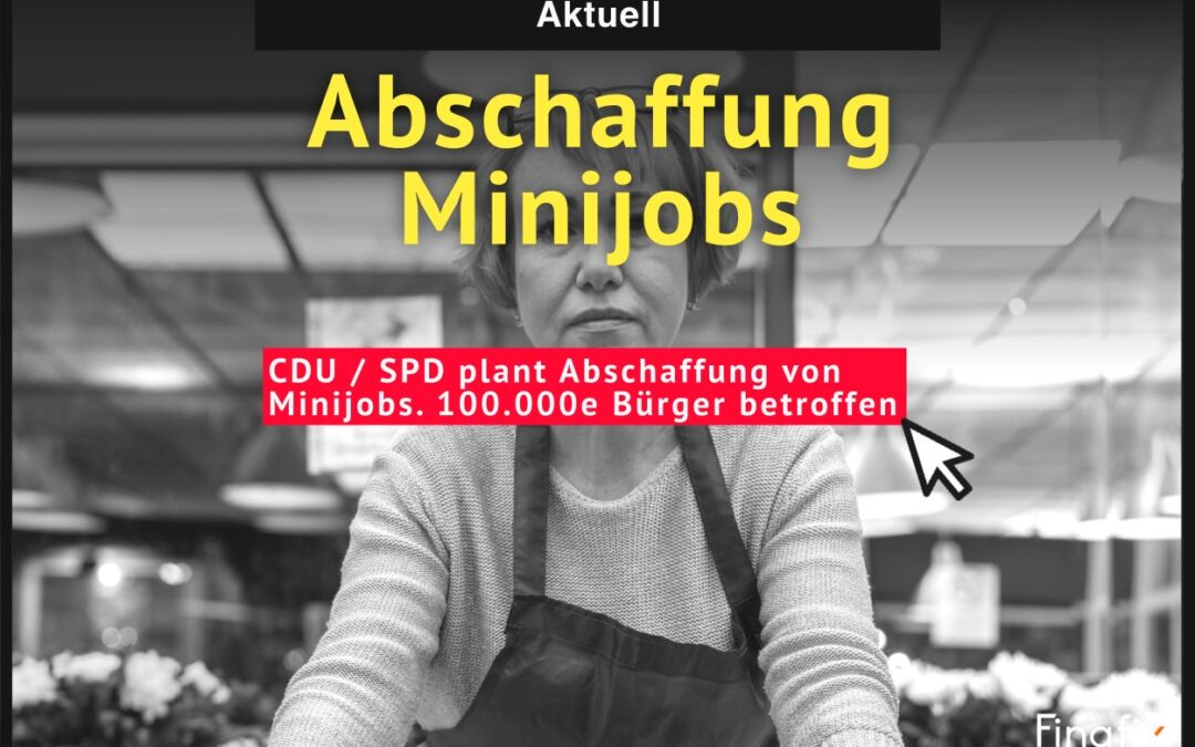 Abschaffung Minijobs ? Handel warnt vor Folgen