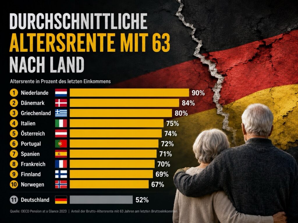 Altersrente Mittelschicht Unterschicht Vergleich