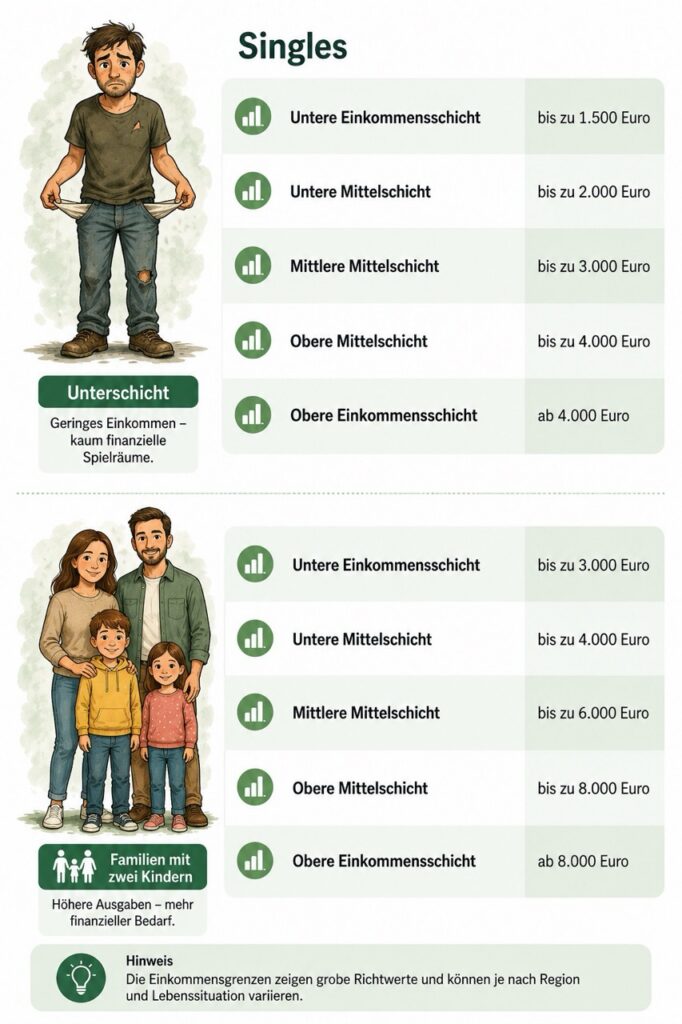 Infografik Einkommensgrenzen