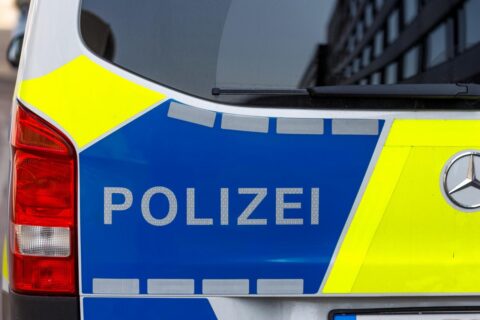 Polizeifahrzeug Radfahrer Nordhausen Polizeifahrzeug Radfahrer Nordhausen